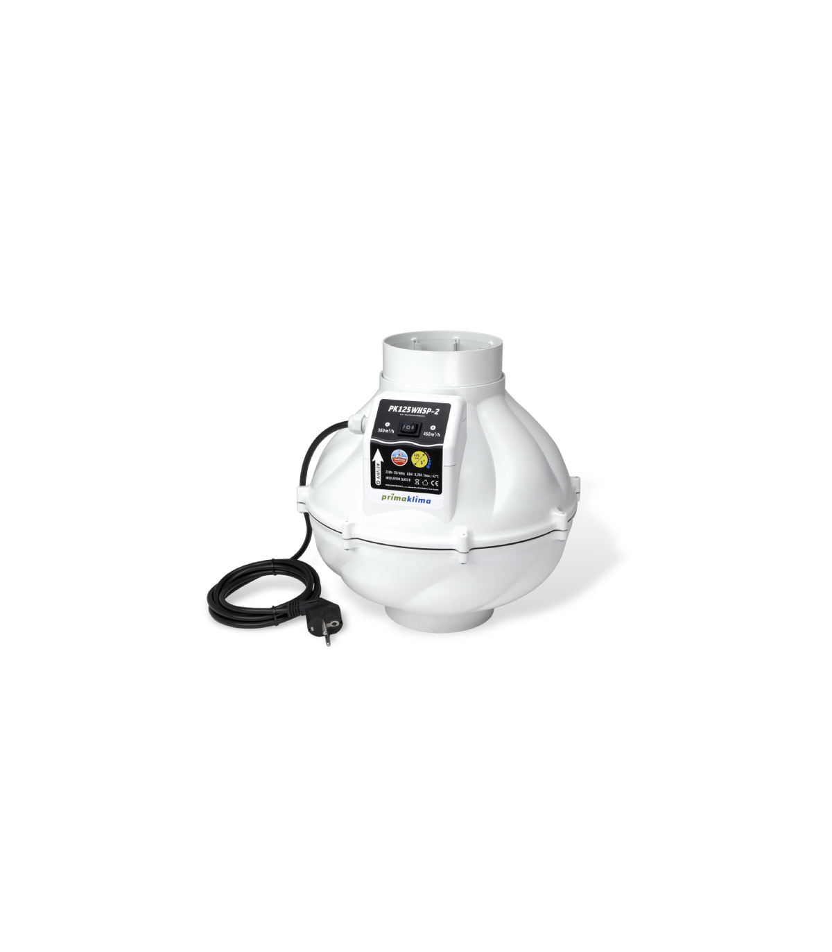 extractor whisperblower 125 2vel 360/460m3/h prima extractor whisperblower 125 2vel 360/460m3/h prima